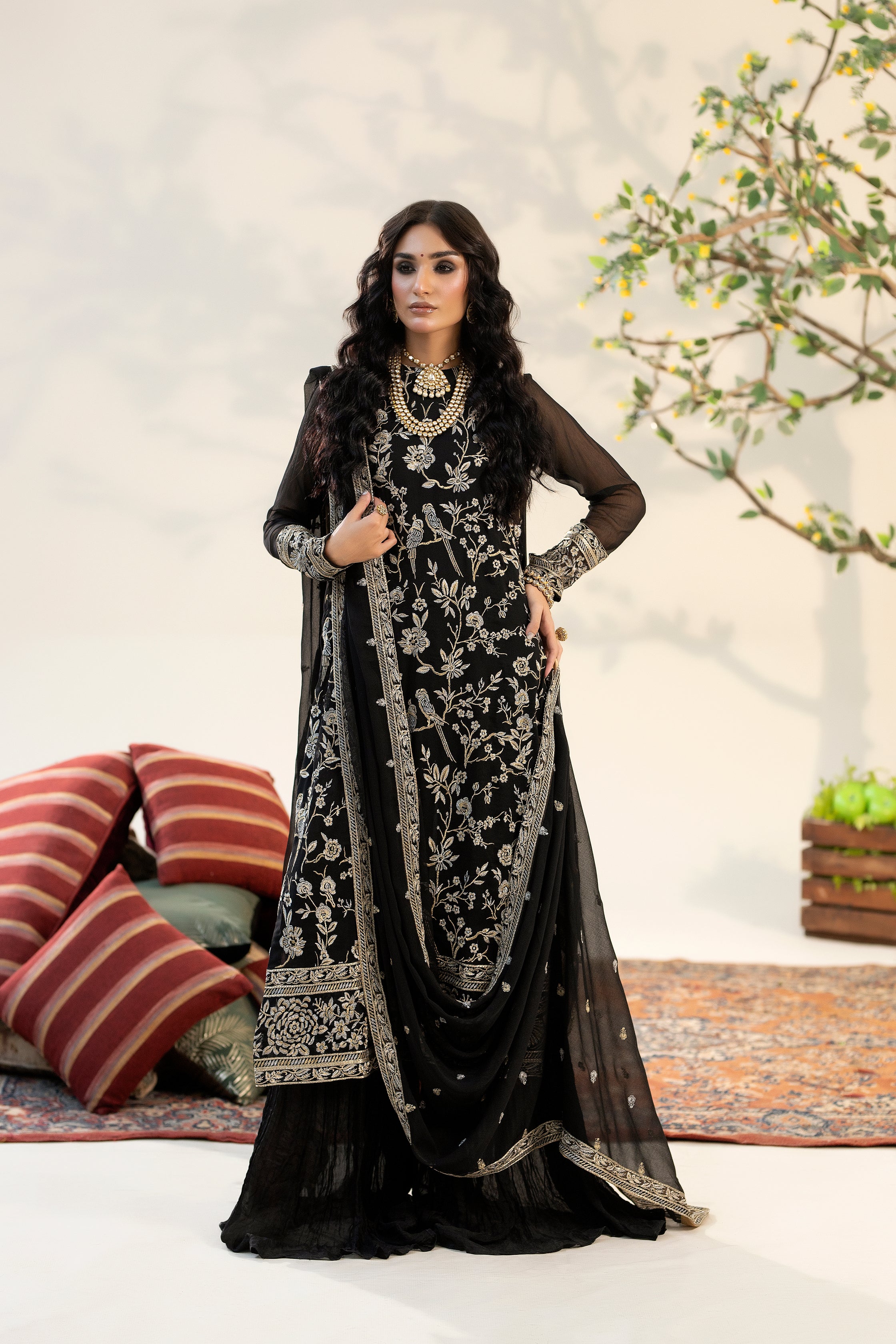 RG-01 EMBROIDERED CHIFFON 3 PCS