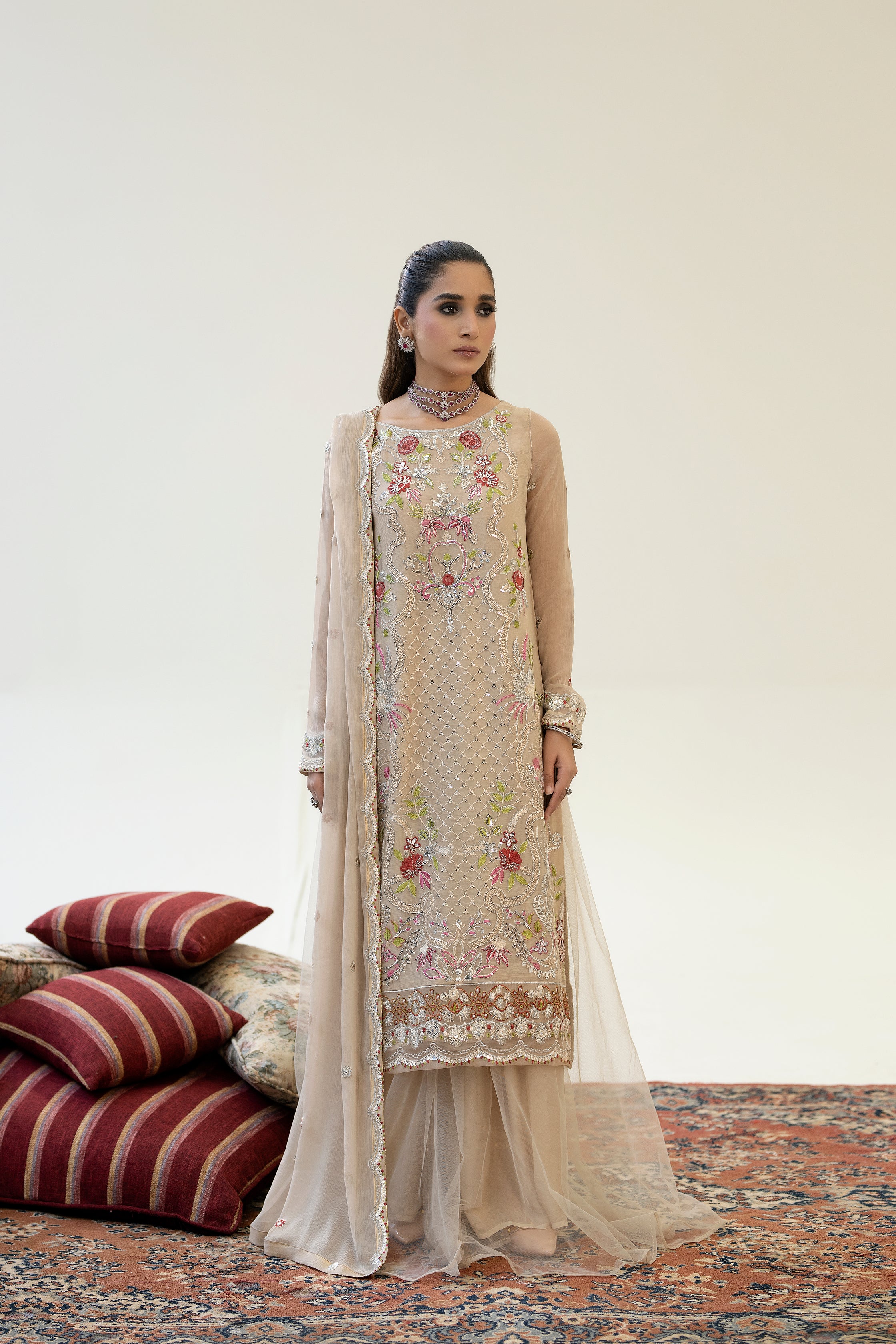 RG-07 EMBROIDERED CHIFFON 3 PCS