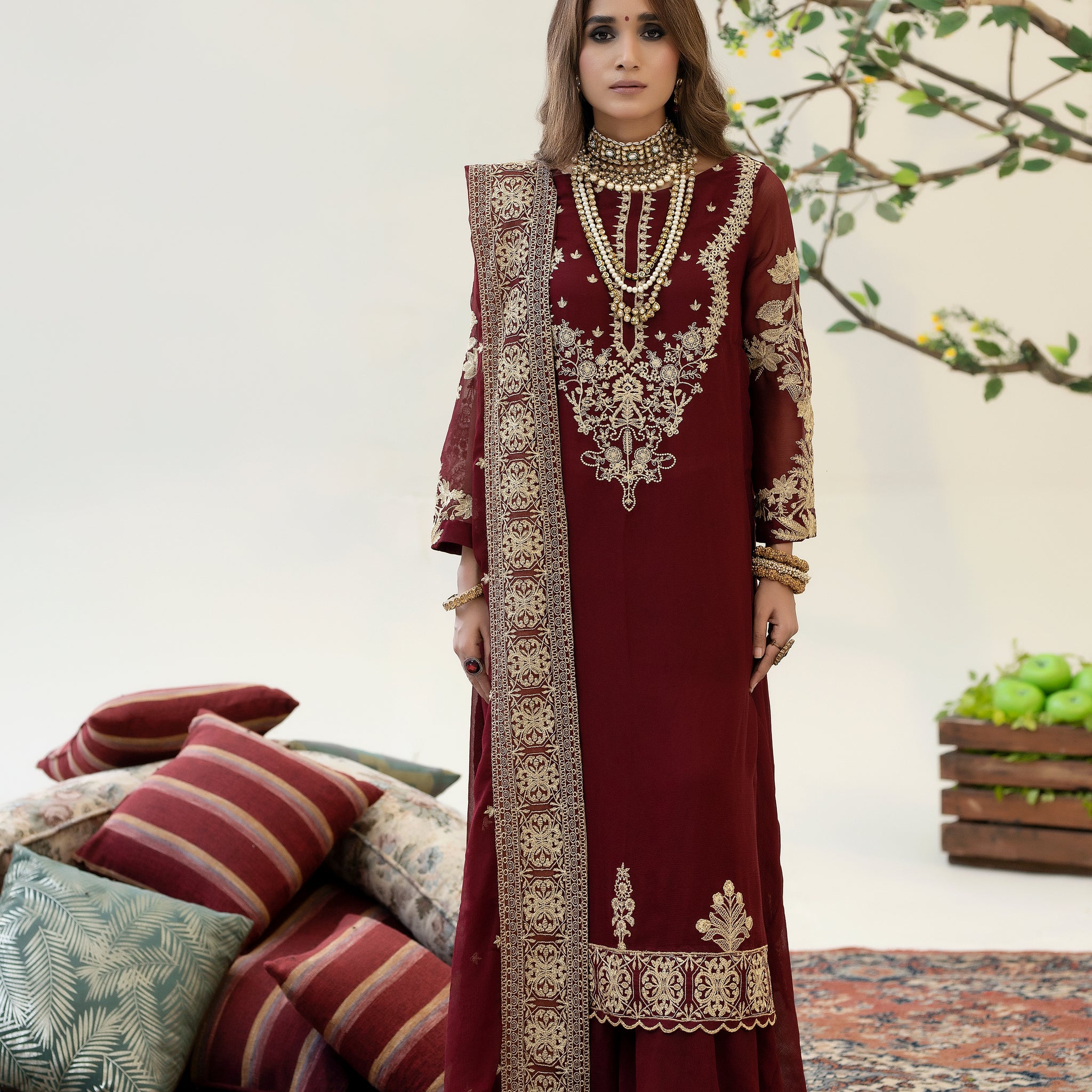 RG-02 EMBROIDERED CHIFFON 3 PCS