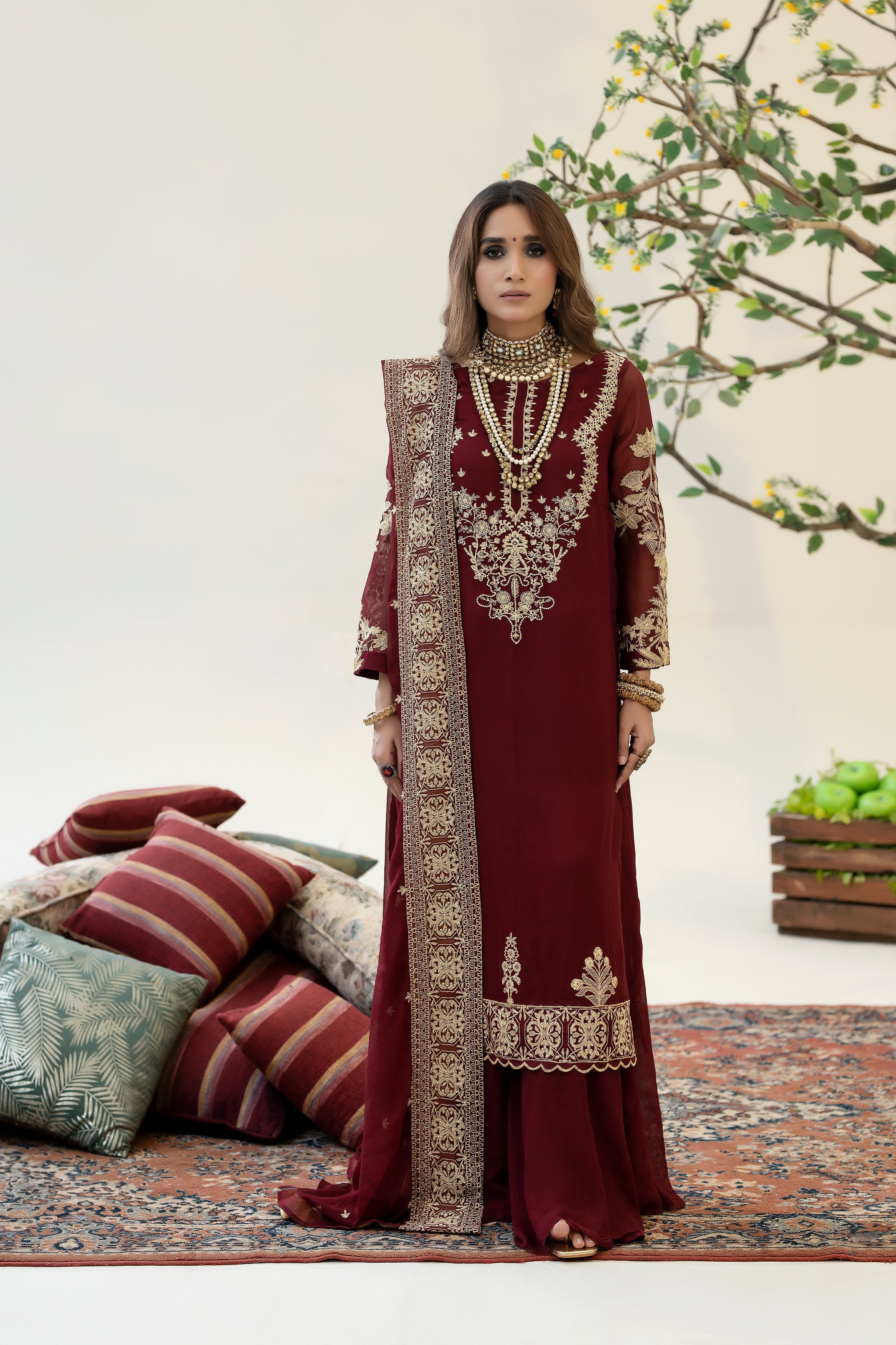 RG-02 EMBROIDERED CHIFFON 3 PCS