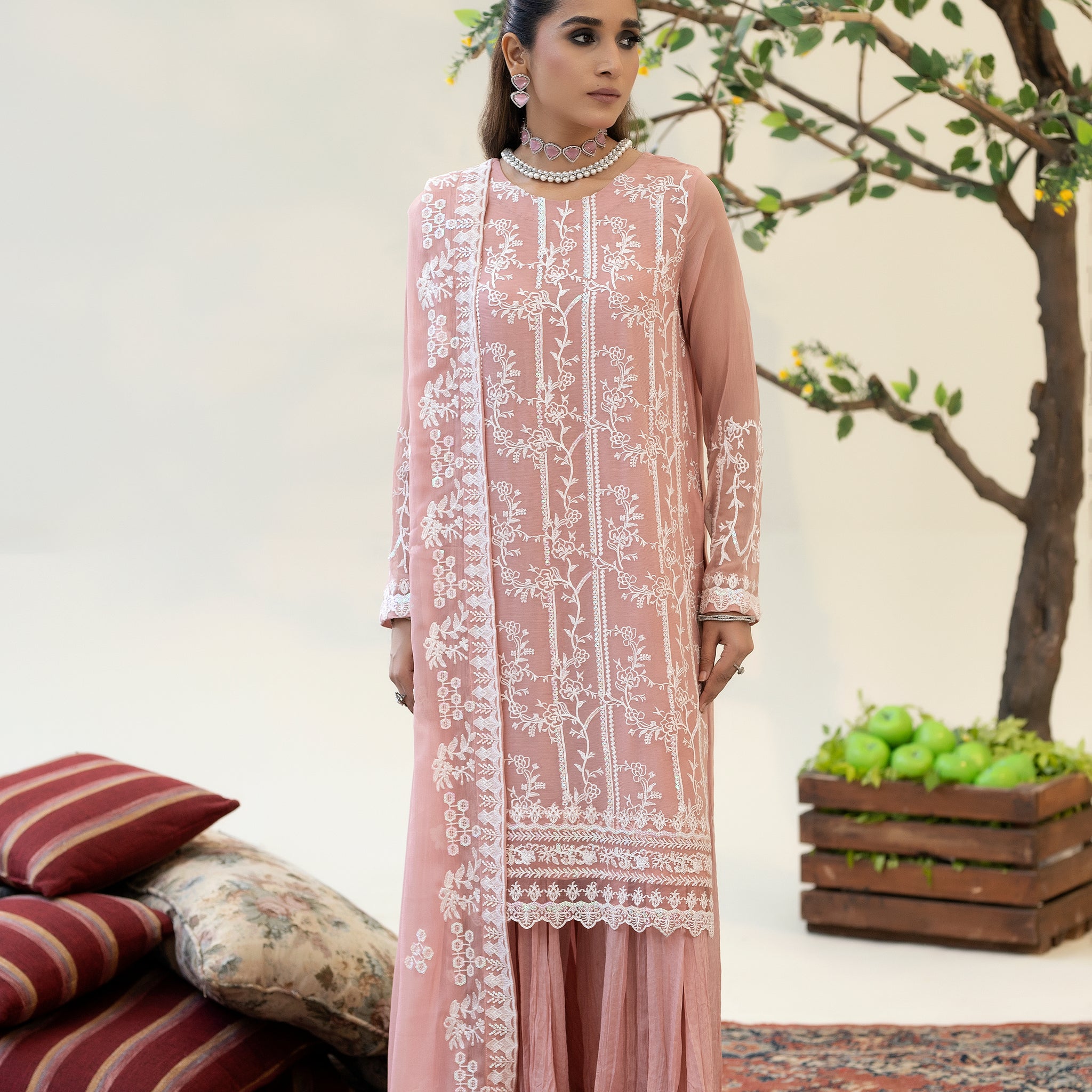 RG-09 EMBROIDERED CHIFFON 3 PCS