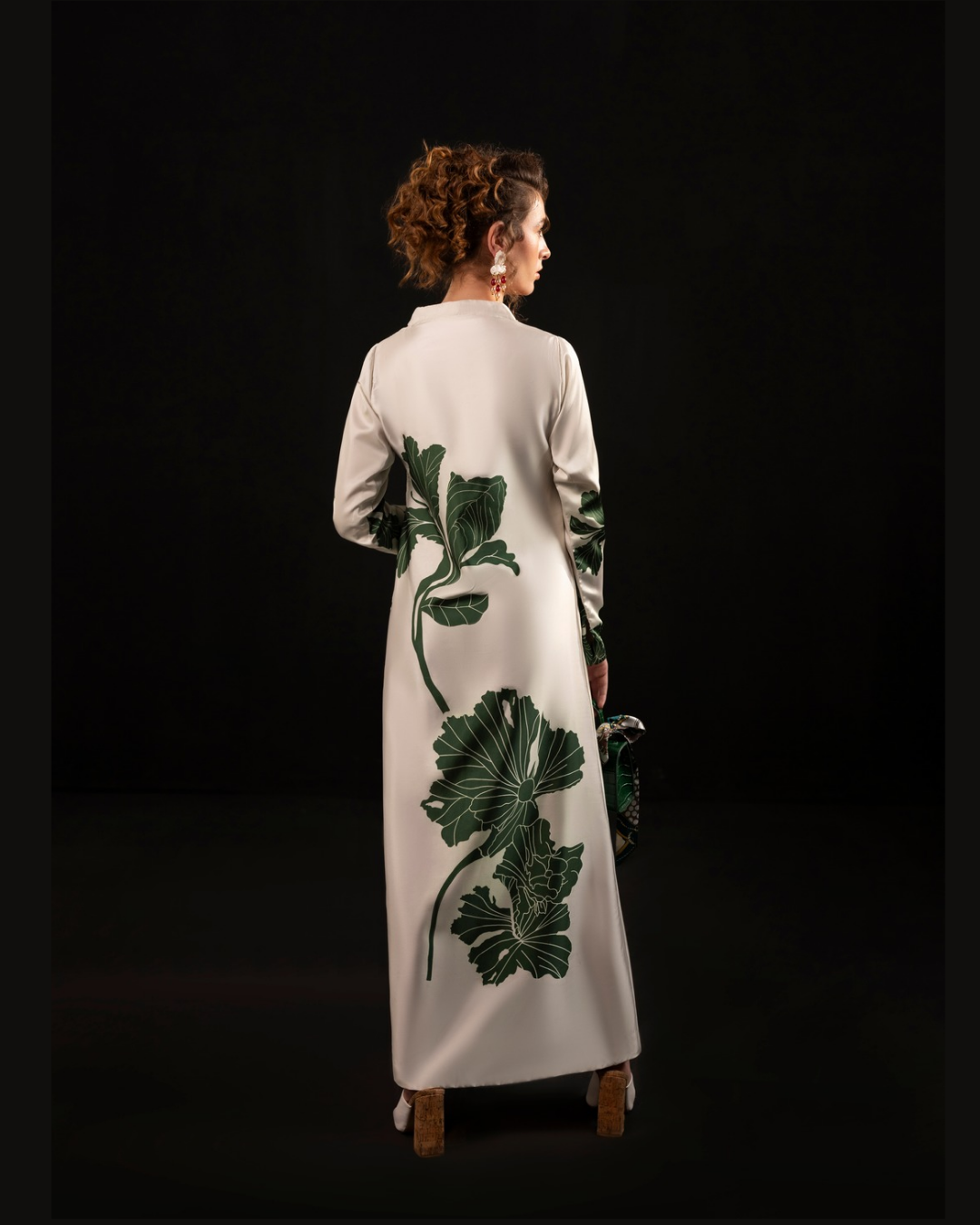 2 PIECE PRINTED SILK CO-ORD SET