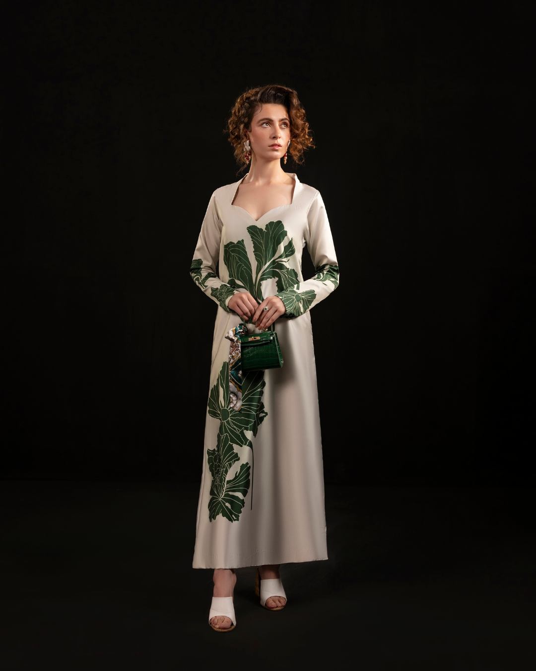 2 PIECE PRINTED SILK CO-ORD SET