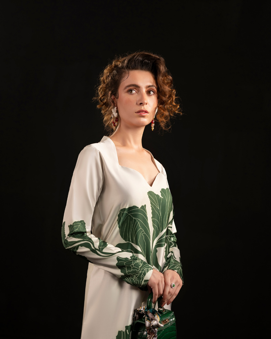2 PIECE PRINTED SILK CO-ORD SET