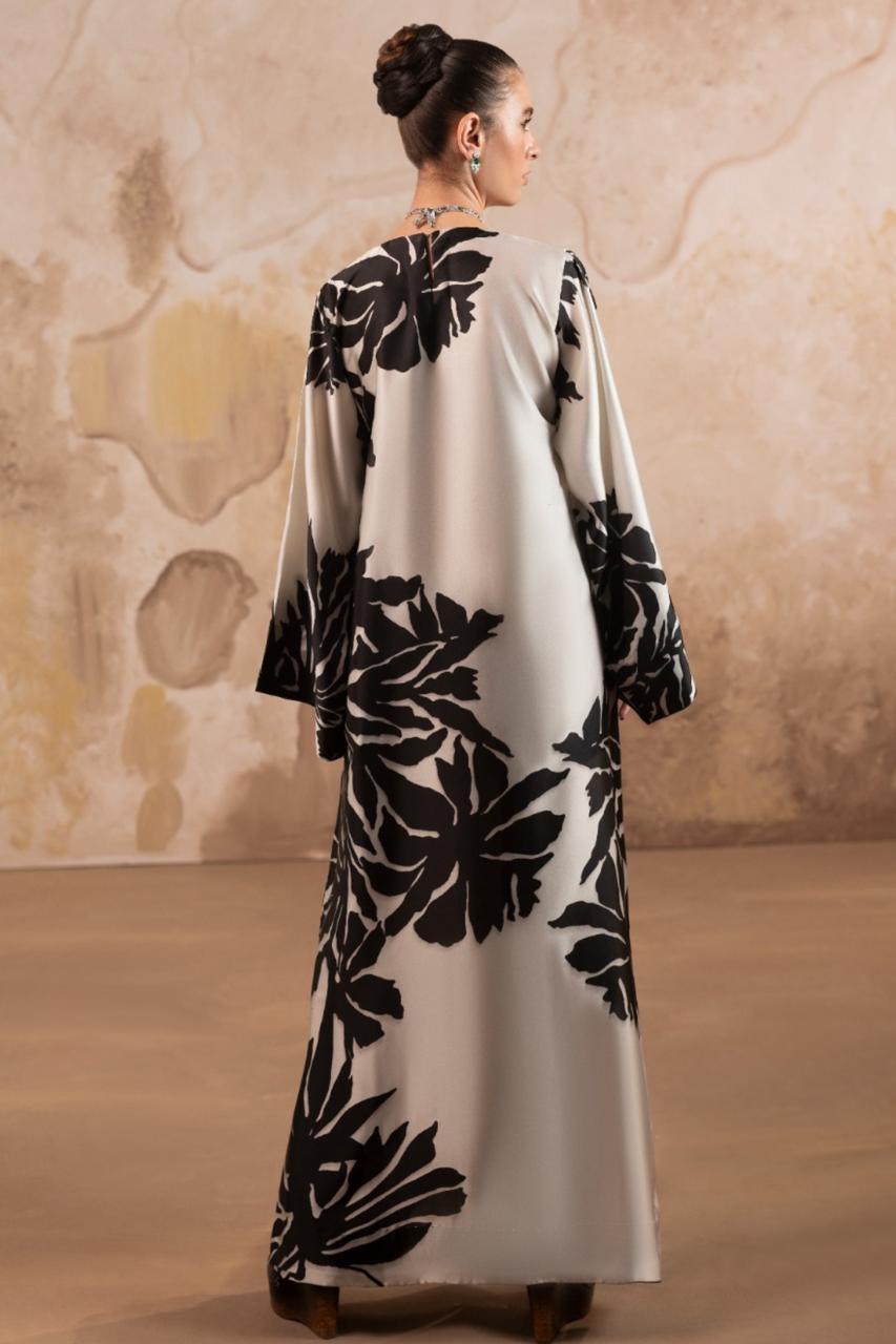 SILK PRINTED KAFTAN