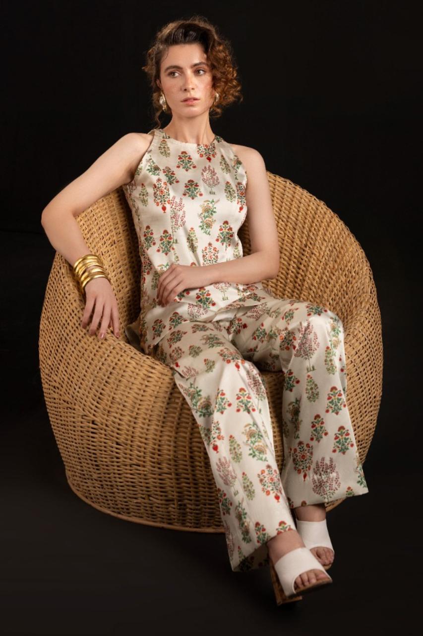 2 PIECE SILK SUIT (PRET)