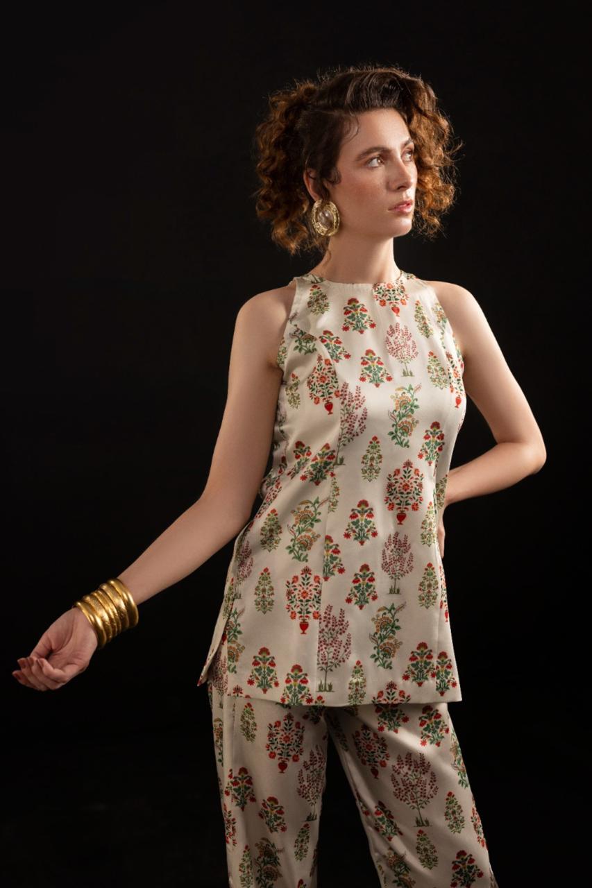 2 PIECE SILK SUIT (PRET)