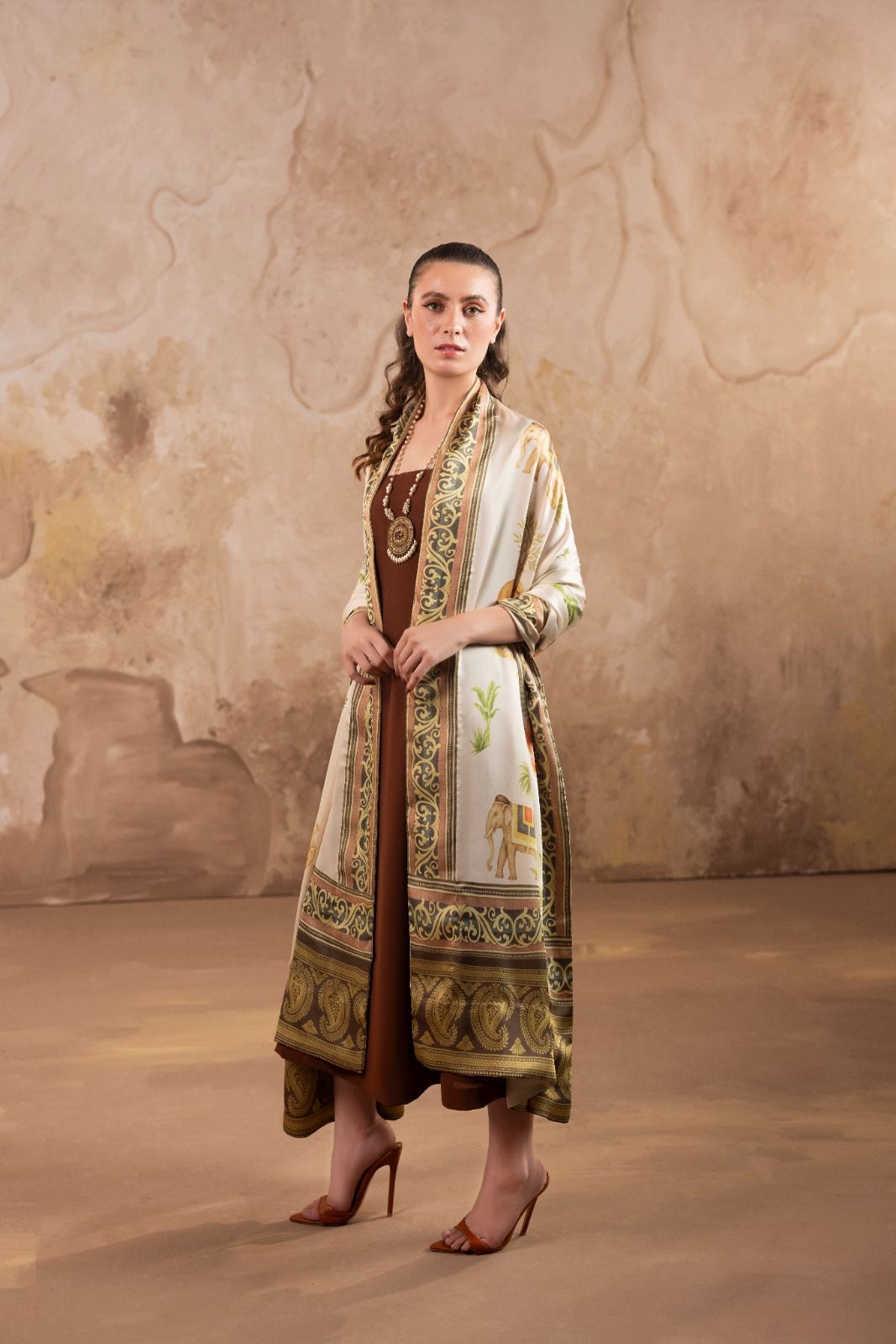PREMIUM PRINTED SILK SHAWL