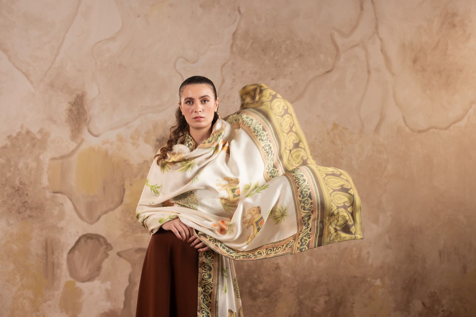 PREMIUM PRINTED SILK SHAWL